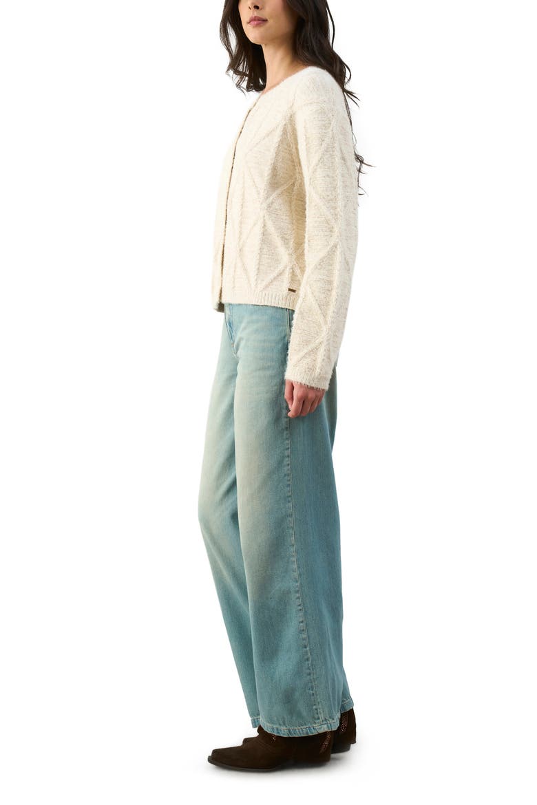 Soren Woven Cardigan With Lurex, Alternate, color, White
