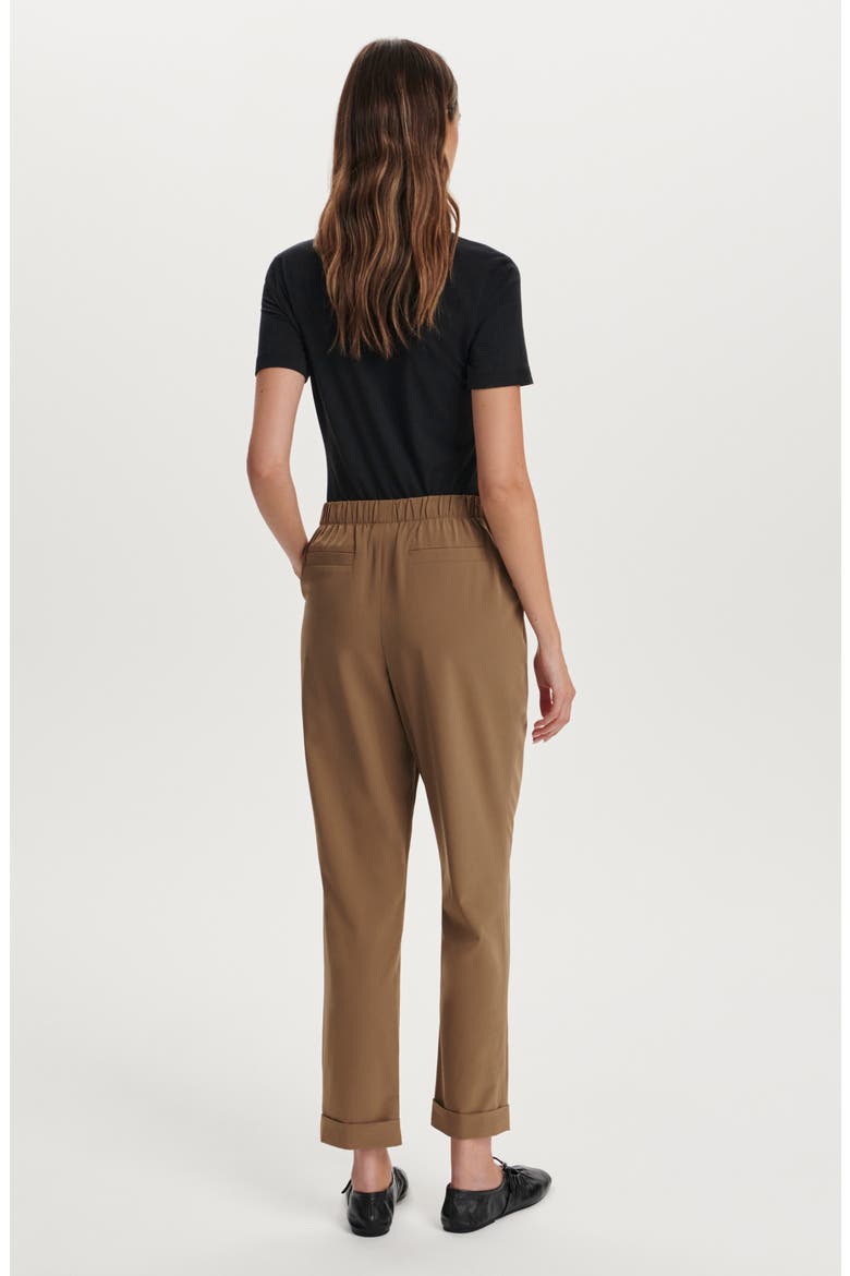 Alana Slim Tapered Crop Pants, Alternate, color, TAUPE STONE