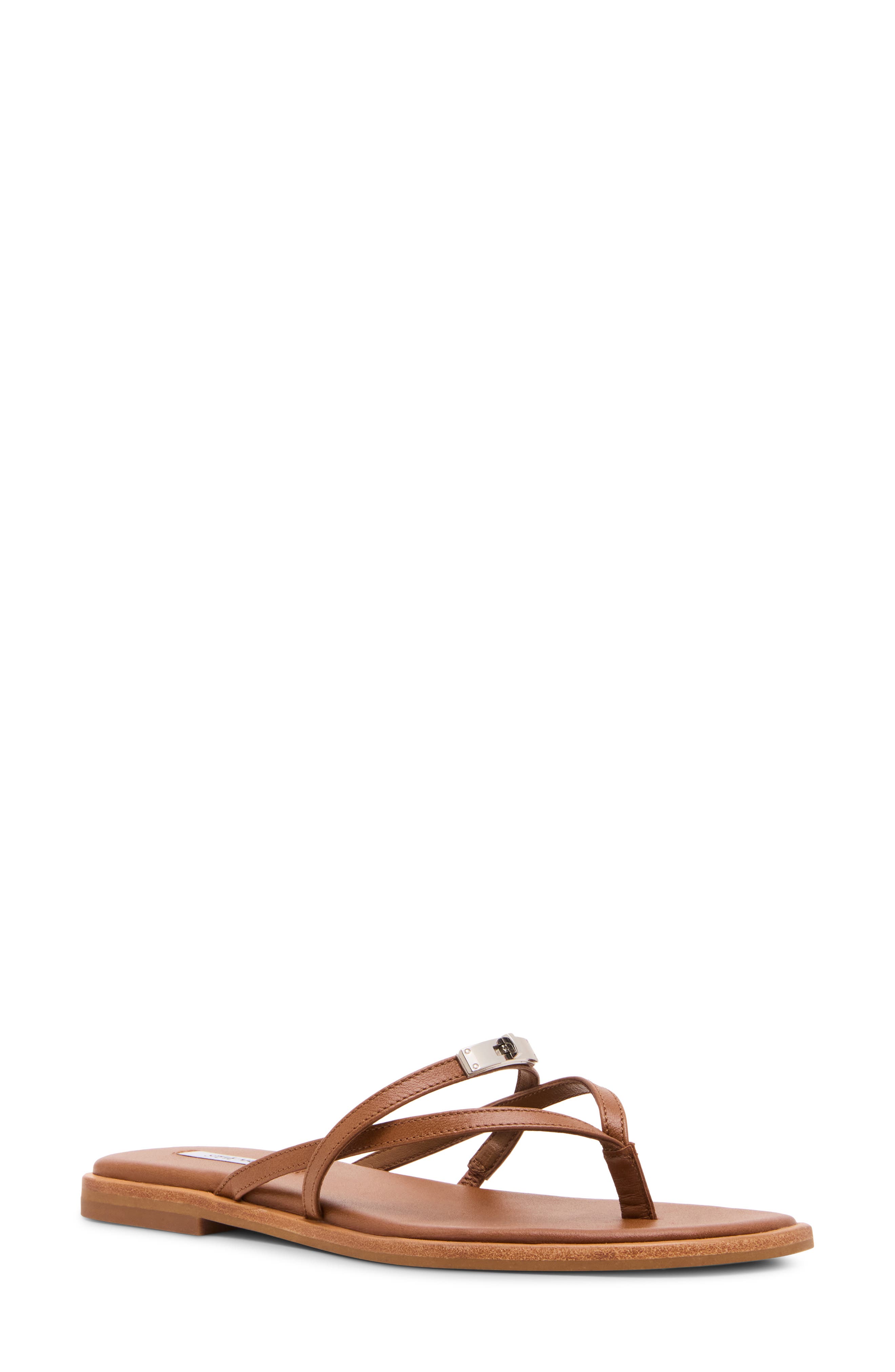 Catalina Flip Flop, Main, color, TAN LEATHER