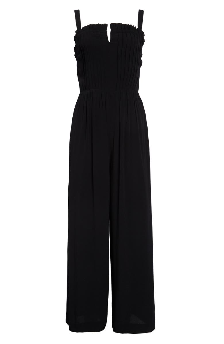 Madewell Pintuck Cami Jumpsuit in Solid, Main, color,