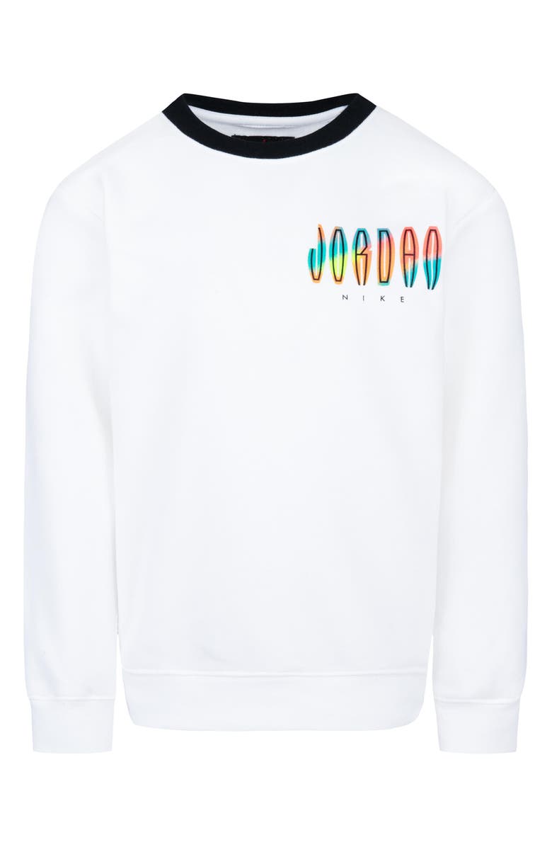 Jordan Kids' MVP HBR Long Sleeve T-Shirt, Main, color, Sail