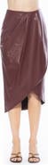 Alexia Admor Kai Vegan Leather Skirt