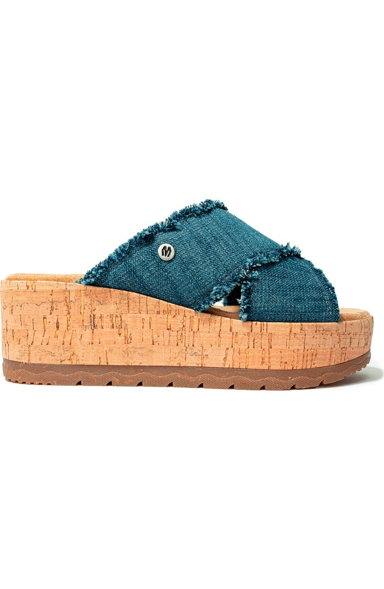 Minnetonka Posey Wedge Sandal, Alternate, color,