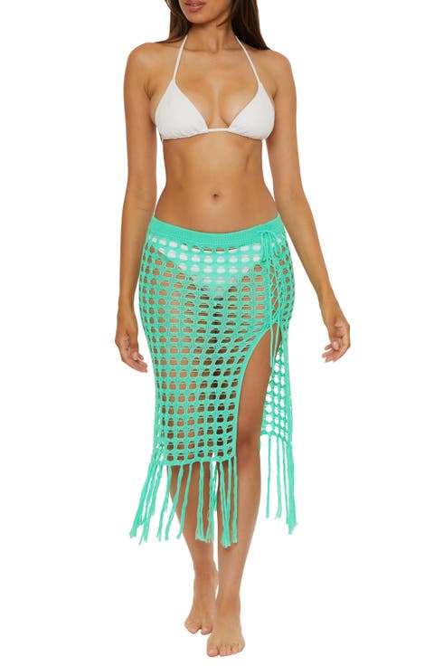 Venica Open Knit Cover-Up Skirt
