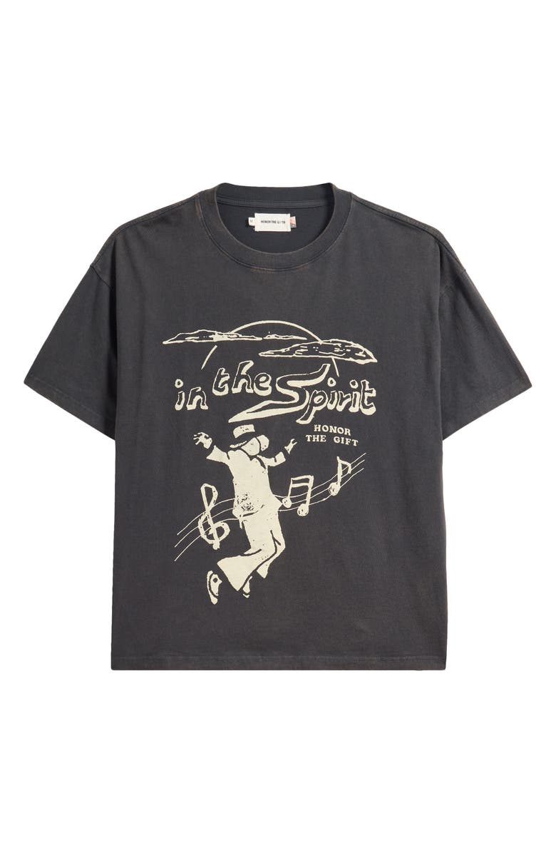 HONOR THE GIFT In the Spirit Graphic T-Shirt, Alternate, color, Black
