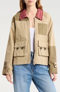 Damson Madder Marcelle Reversible Organic Cotton Barn Jacket