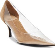 Jeffrey Campbell Clear Vinyl Kitten Heel Pump
