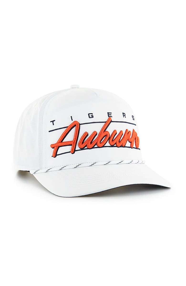 '47 Men's '47 White Auburn Tigers Condor Hitch brrr° Adjustable Hat, Alternate, color, 