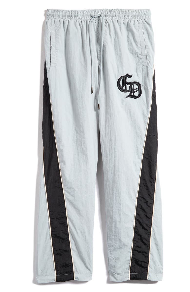 CRIMINAL DAMAGE Panelled Training Nylon Pants, Alternate, color, Blue/Black