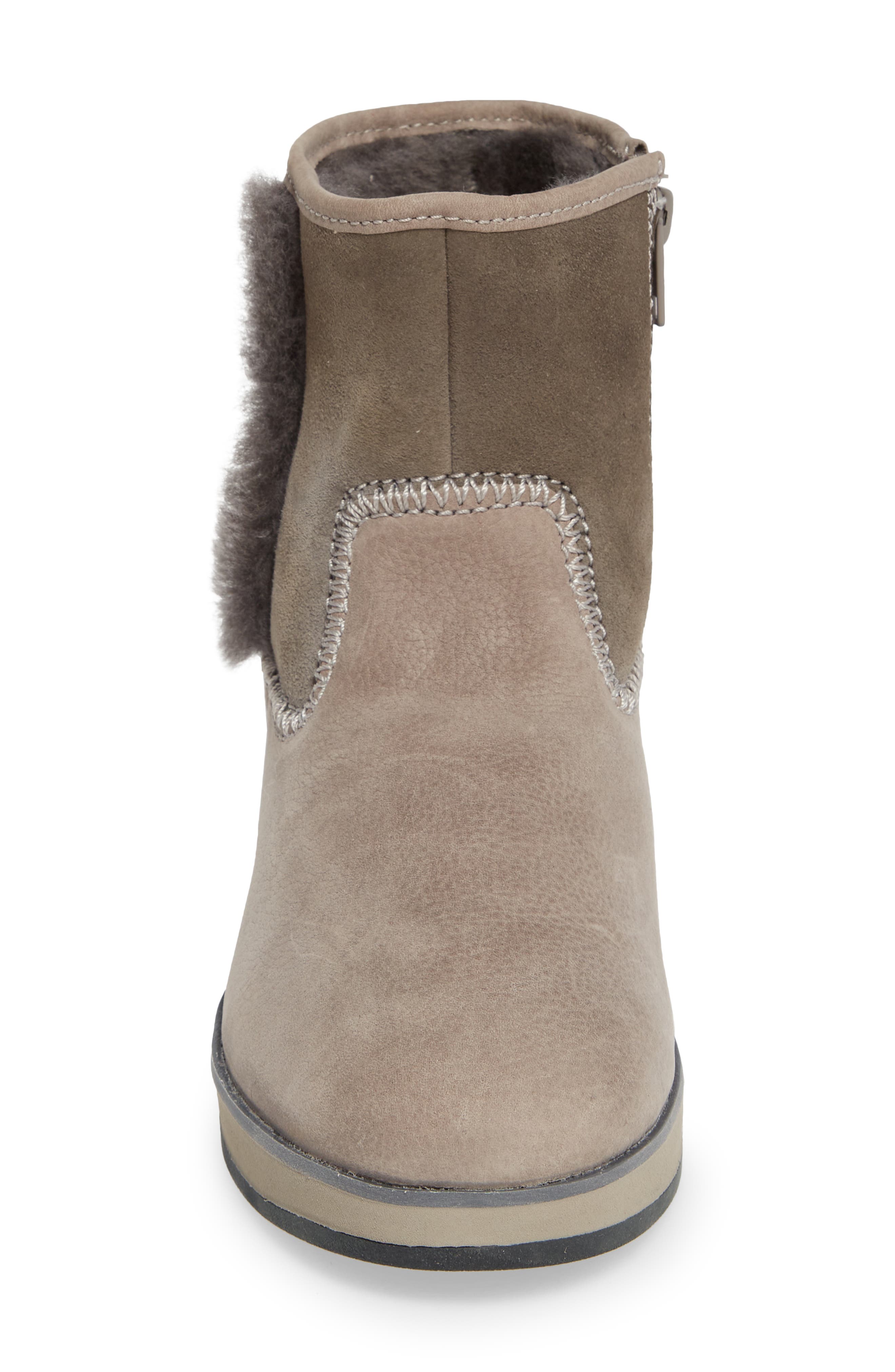 OluKai Paina Hulu Waterproof Genuine Shearling Lined Boot, Alternate, color, 