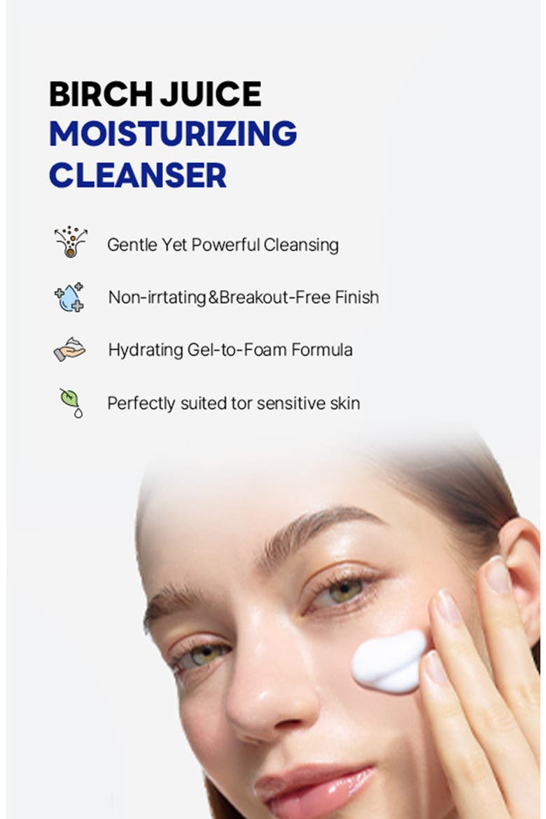 Birch Juice Mositurizing Cleanser, Alternate, color, NO COLOR