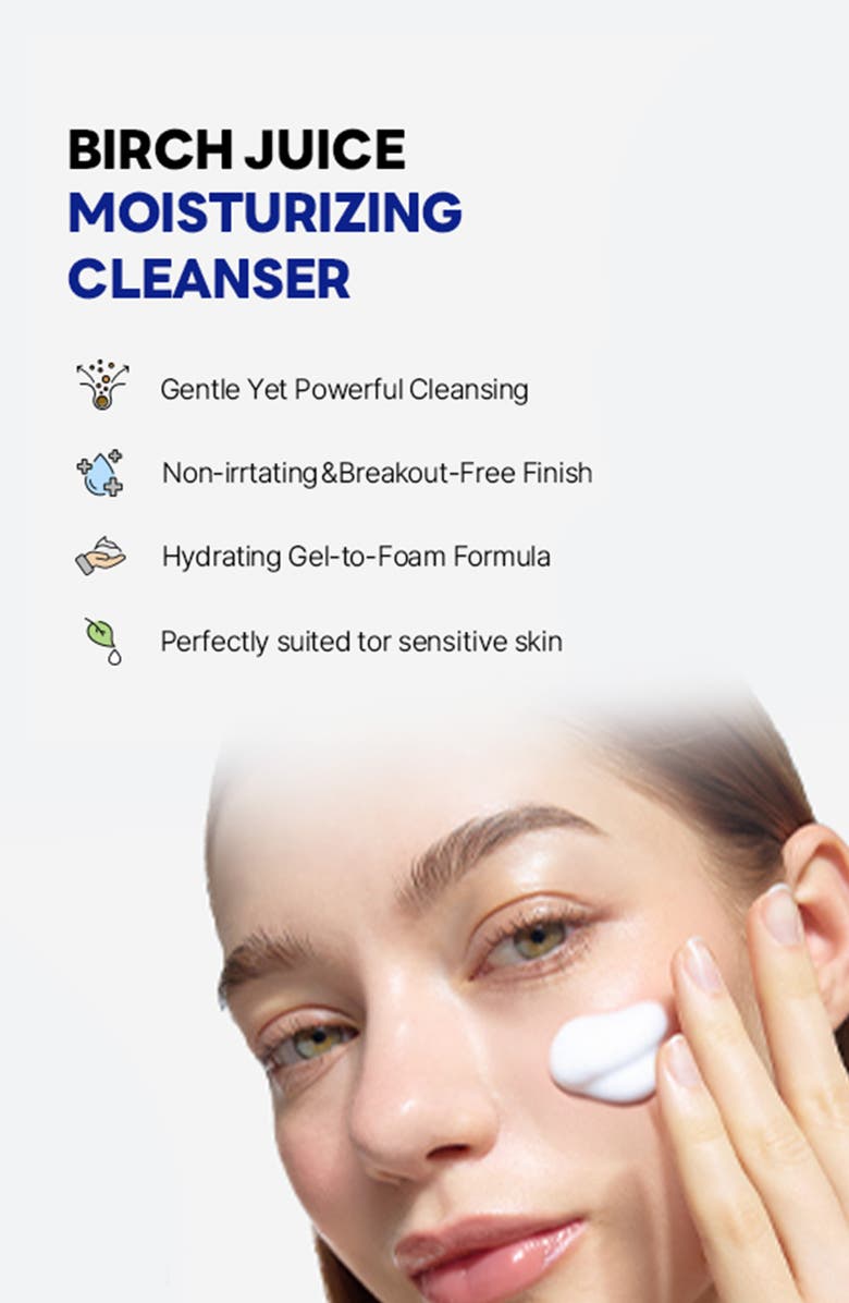 ROUND LAB Birch Juice Mositurizing Cleanser, Alternate, color, 