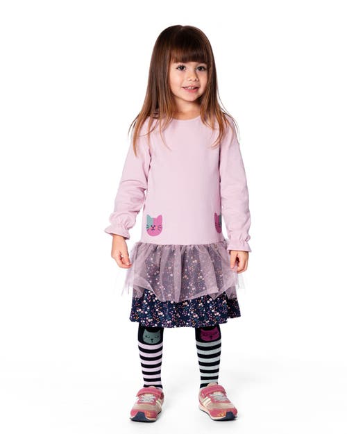 Deux Par Deux Knit Tights In Black
