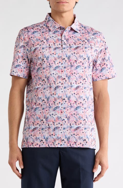 Printed Short Sleeve Polo