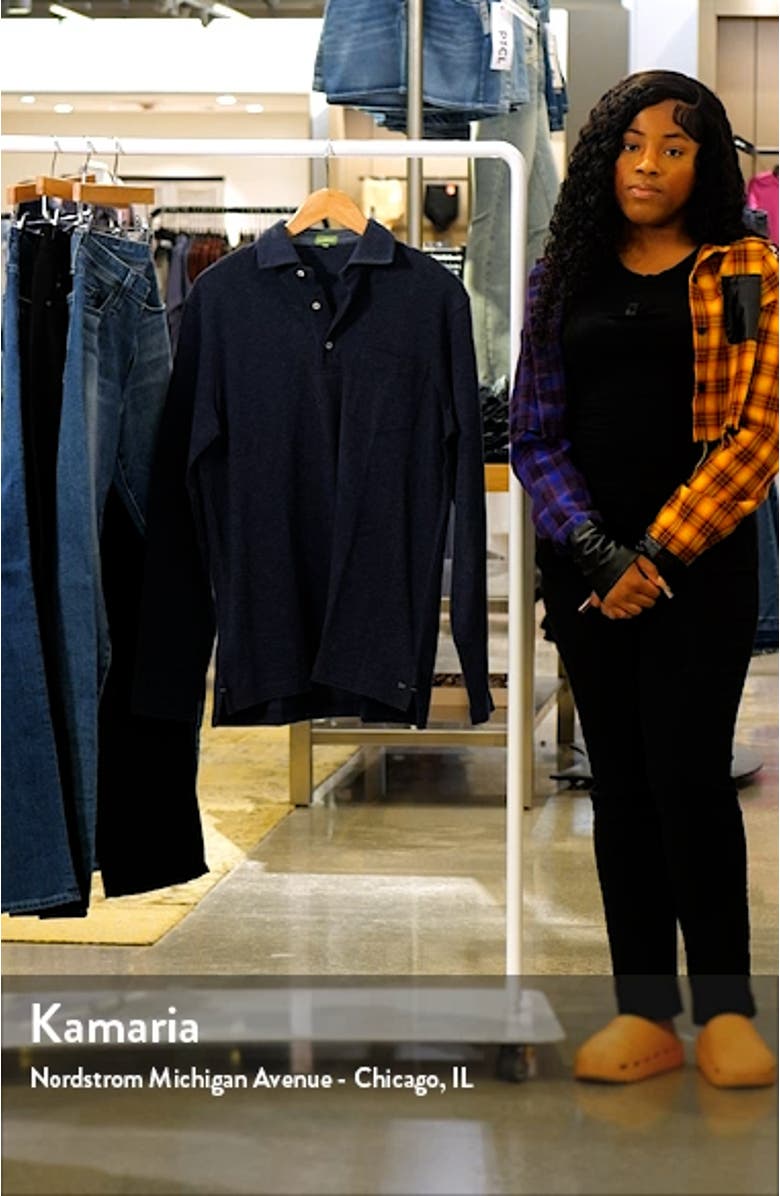 Long Sleeve Pima Cotton Piqué Polo, sales video thumbnail