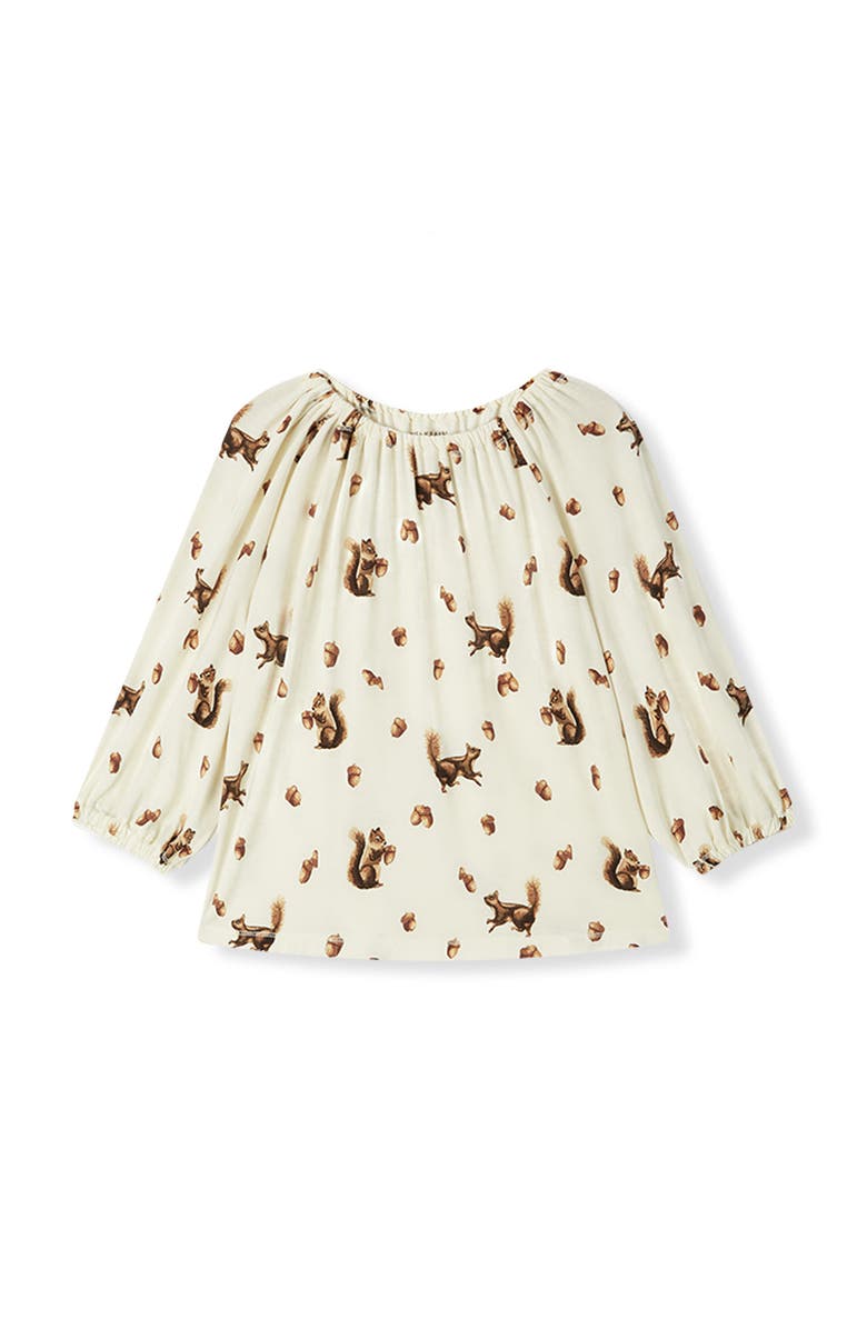 Milkbarn Luxe Stretch Dress and Legging Set, Alternate, color, Chipmunk