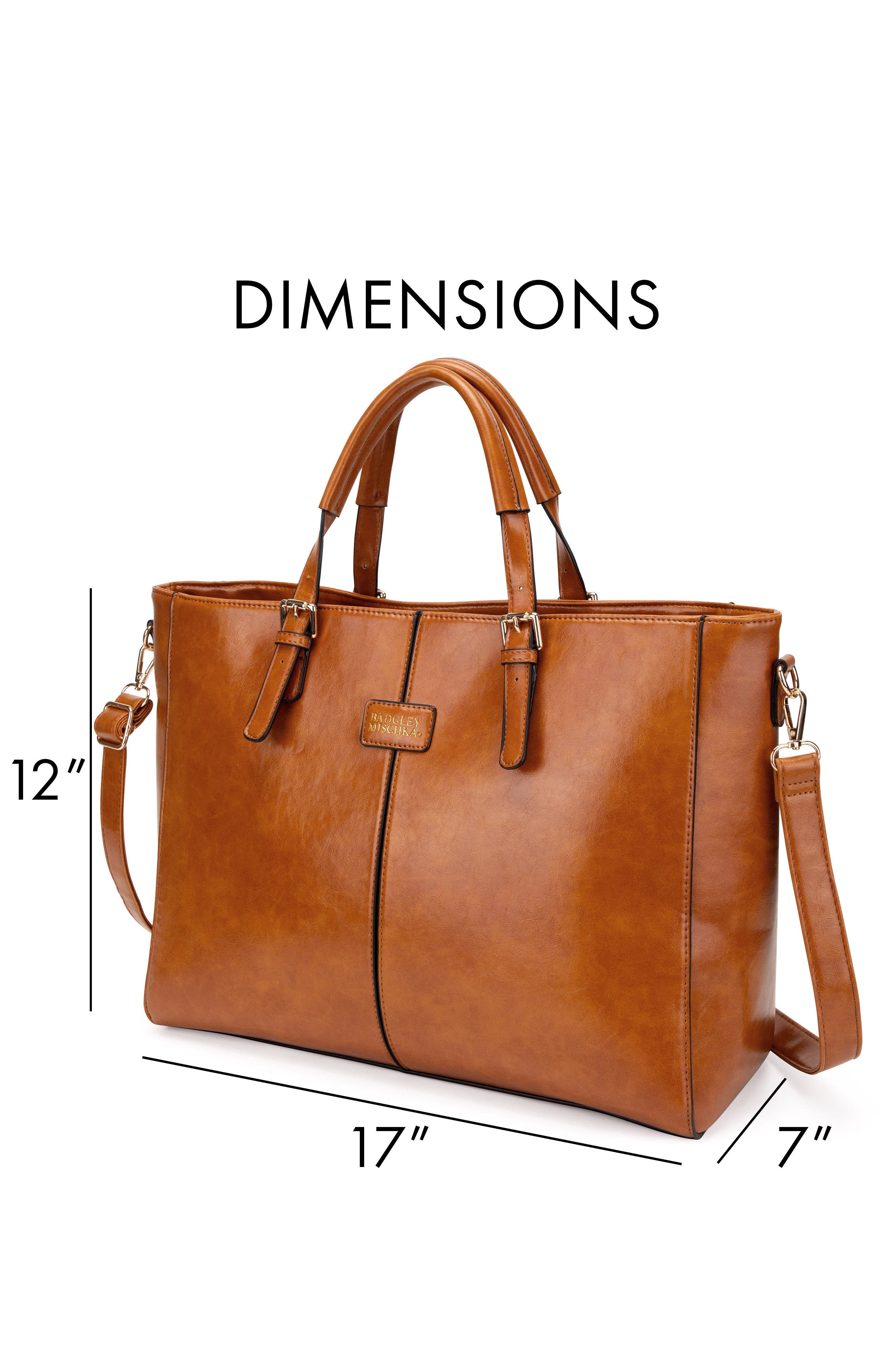 Julia Vegan Leather Weekender Duffel Bag, Alternate, color, Brown