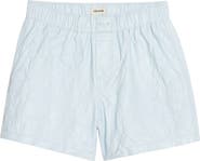 Zadig & Voltaire Pax Crumpled Leather Shorts