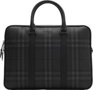 Burberry City Check Briefcase