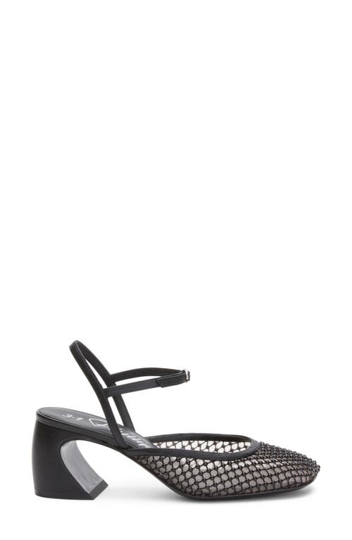 3.1 Phillip Lim Ankle Strap Crescent Heel Pump In Black