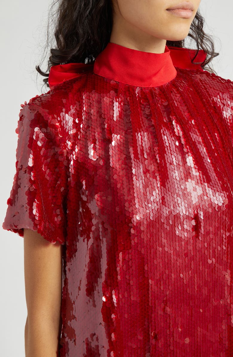 STAUD Ilana Sequin Minidress, Alternate, color,