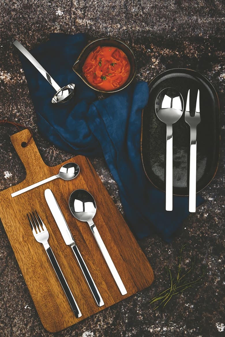 Stile By Pininfarina Flatware Set - 43 Pieces, Alternate, color, Stainless Steel