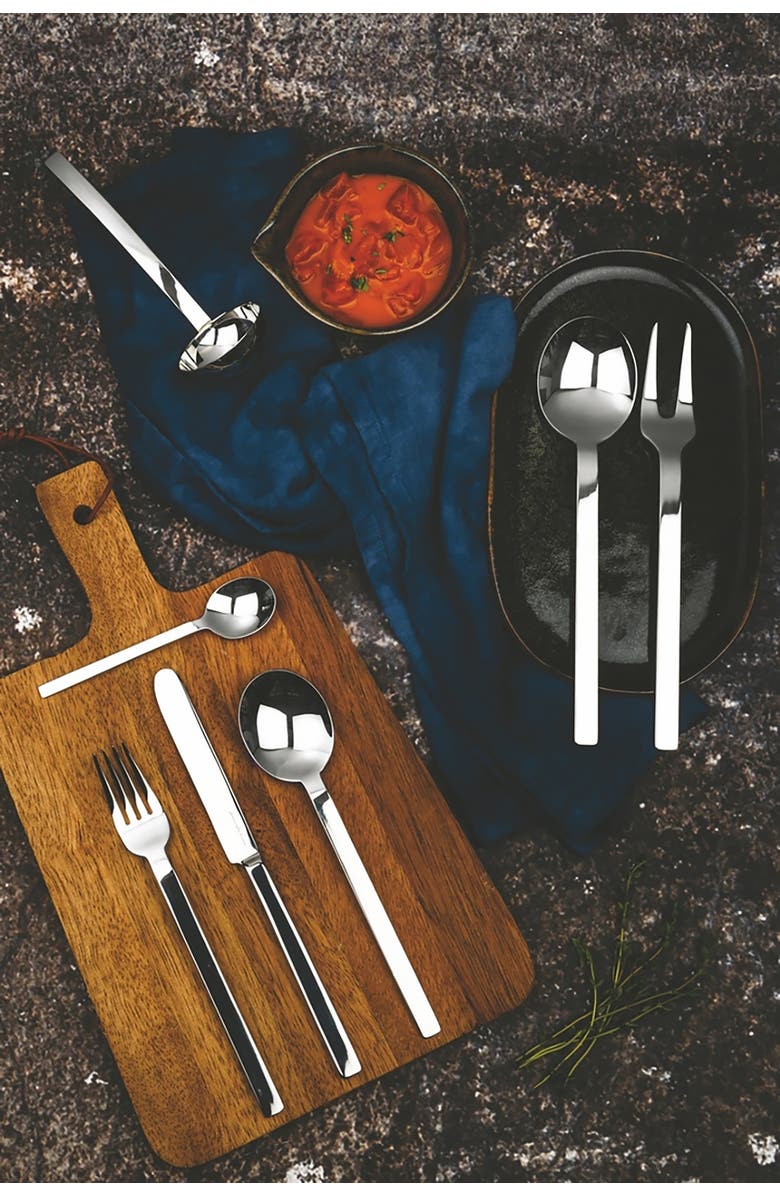 Mepra Stile By Pininfarina Flatware Set - 43 Pieces, Alternate, color, Stainless Steel