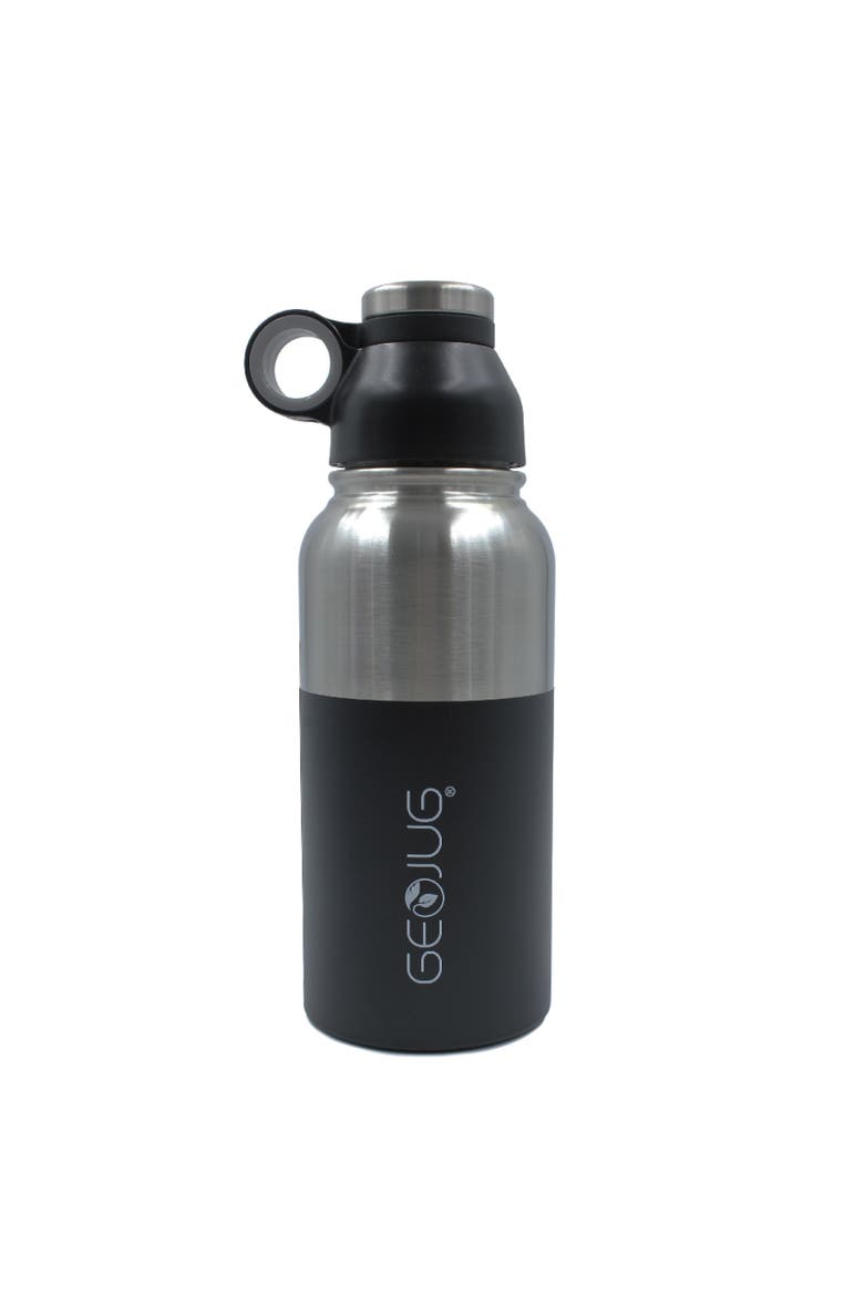 32oz Stainless Steel Vacuum Insulated Water Bottle, Main, color, Black