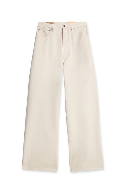 Jaron Wide-Leg Bull Cotton Trousers