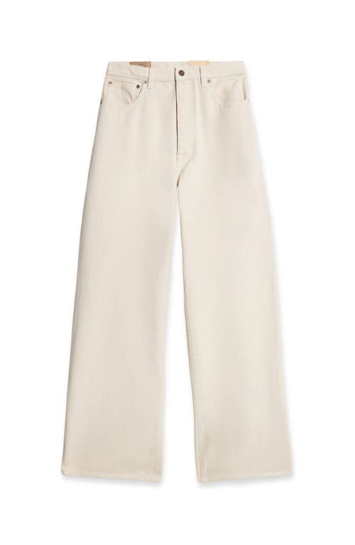 Fortela Jaron Wide-leg Bull Cotton Trousers In Brown