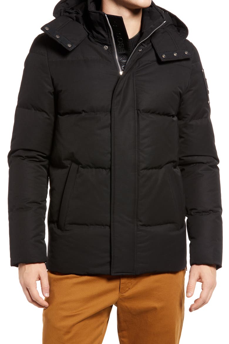 Pipestone Down Puffer Jacket, Alternate, color, BLACK