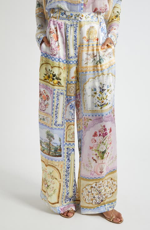 Wide Leg High Waist Pants