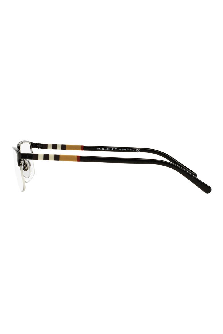 55mm Rectangular Reading Glasses, Alternate, color, BLACK