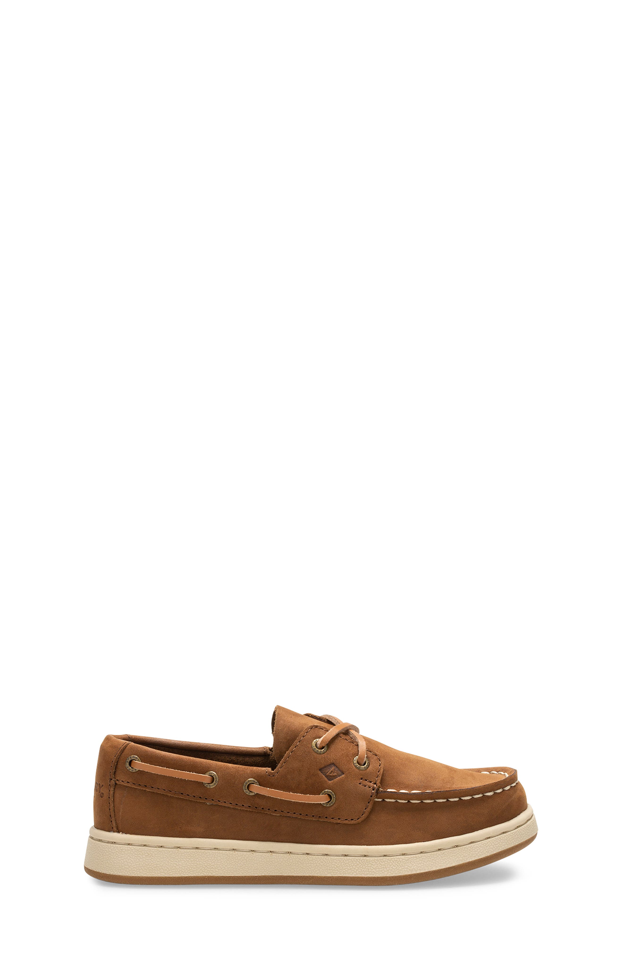 SPERRY TOP-SIDER<sup
®</sup
 Sperry Kids Cup II Boat Shoe, Alternate, color, Brown