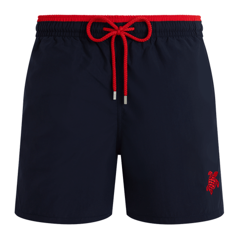 Men's Solid Bicolor Swim Shorts