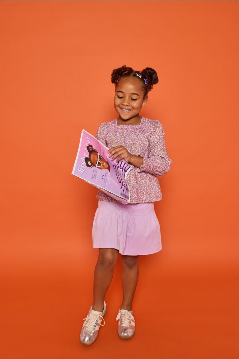 Kids' Felicity Top, Alternate, color, Verbier Vines Violet