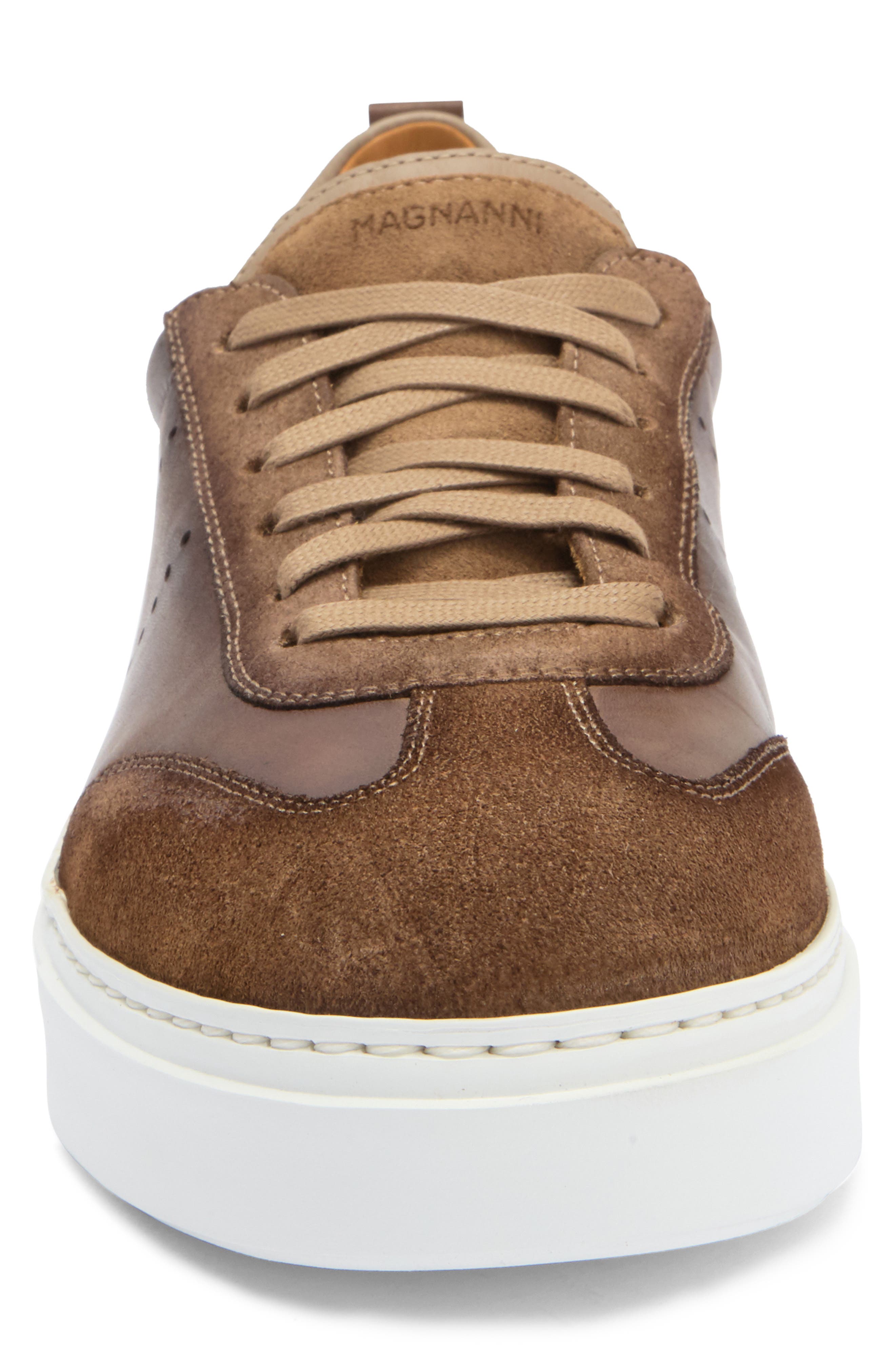 Magnanni Sirius Low Top Sneaker, Alternate, color, Taupe