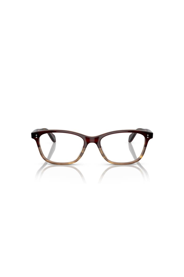 52mm Square optical glasses, Alternate, color, Red