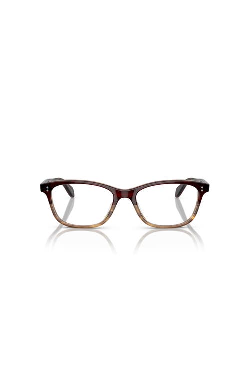 Oliver Peoples 50mm Square Optical Glasses In Brown