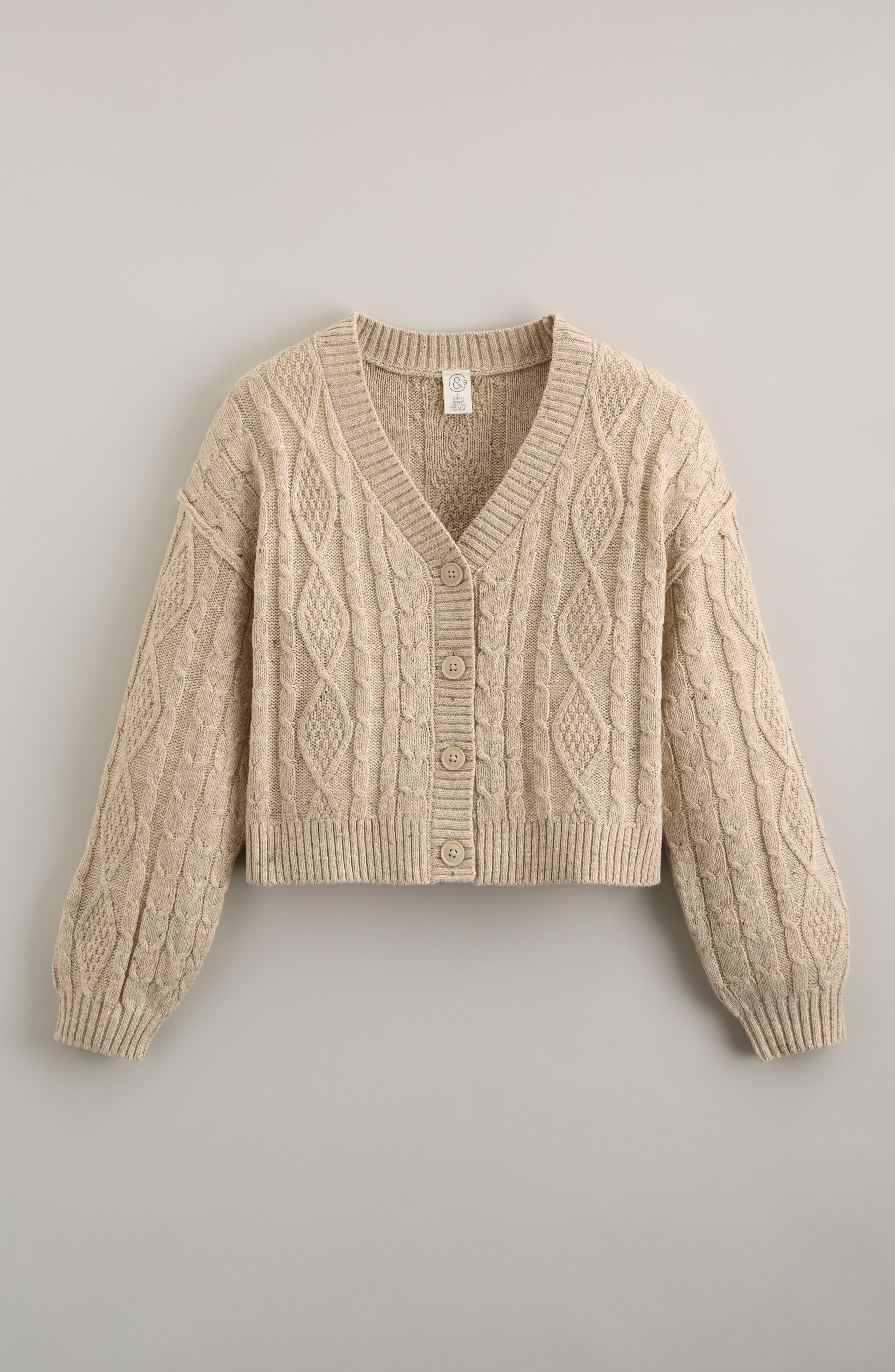 BEIGE OATMEAL HEATHER