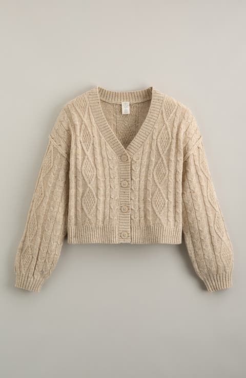 Kids' Cable Stitch Cardigan