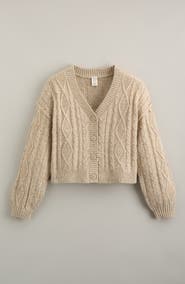 Treasure & Bond Kids' Cable Stitch Cardigan