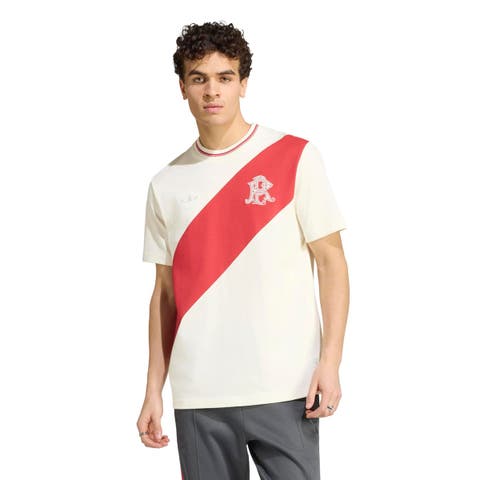 Men's adidas  White Club Atlético River Plate 125th Anniversary T-Shirt