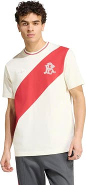 adidas Men's adidas  White Club Atlético River Plate 125th Anniversary T-Shirt