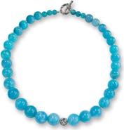 Classicharms Gia Amazonite Bead Choker Necklace
