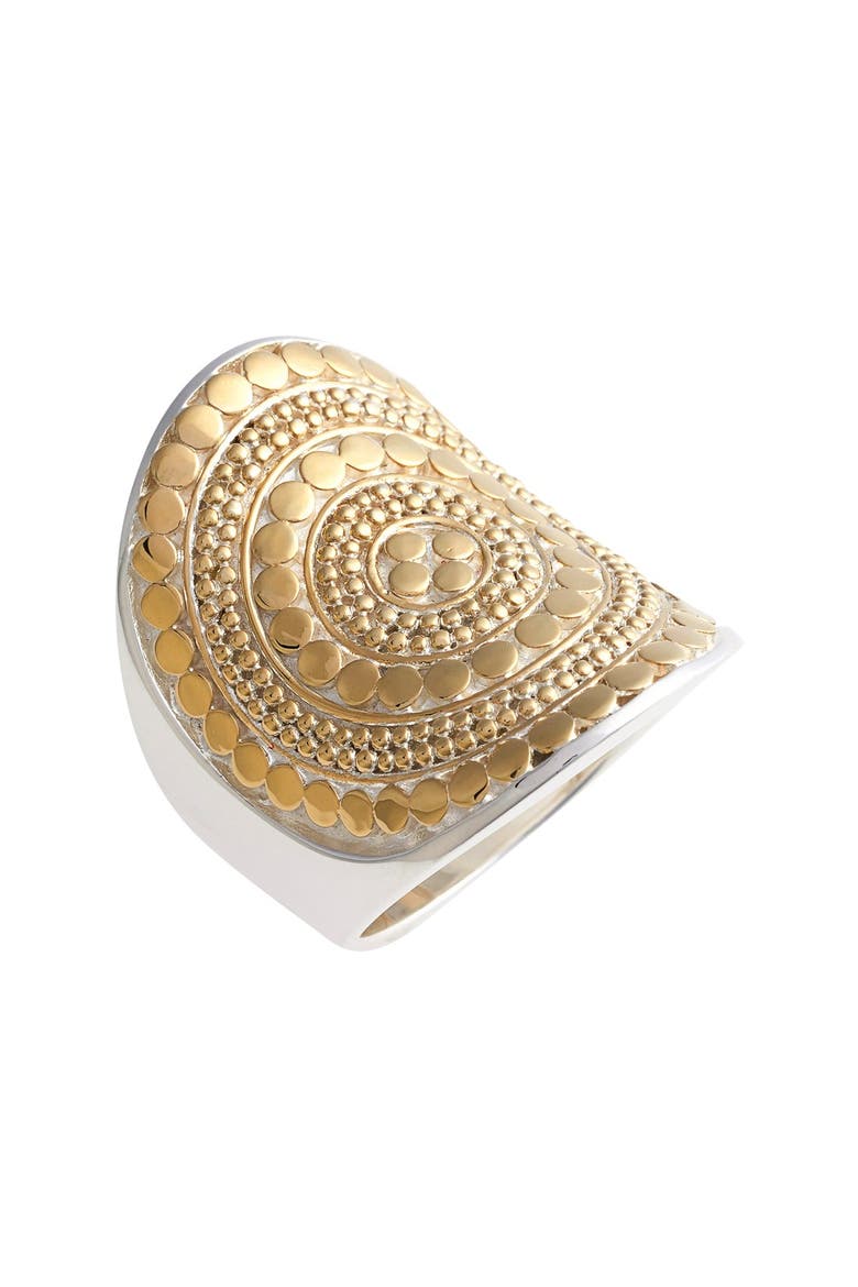 Classic Saddle Ring, Main, color, GOLD