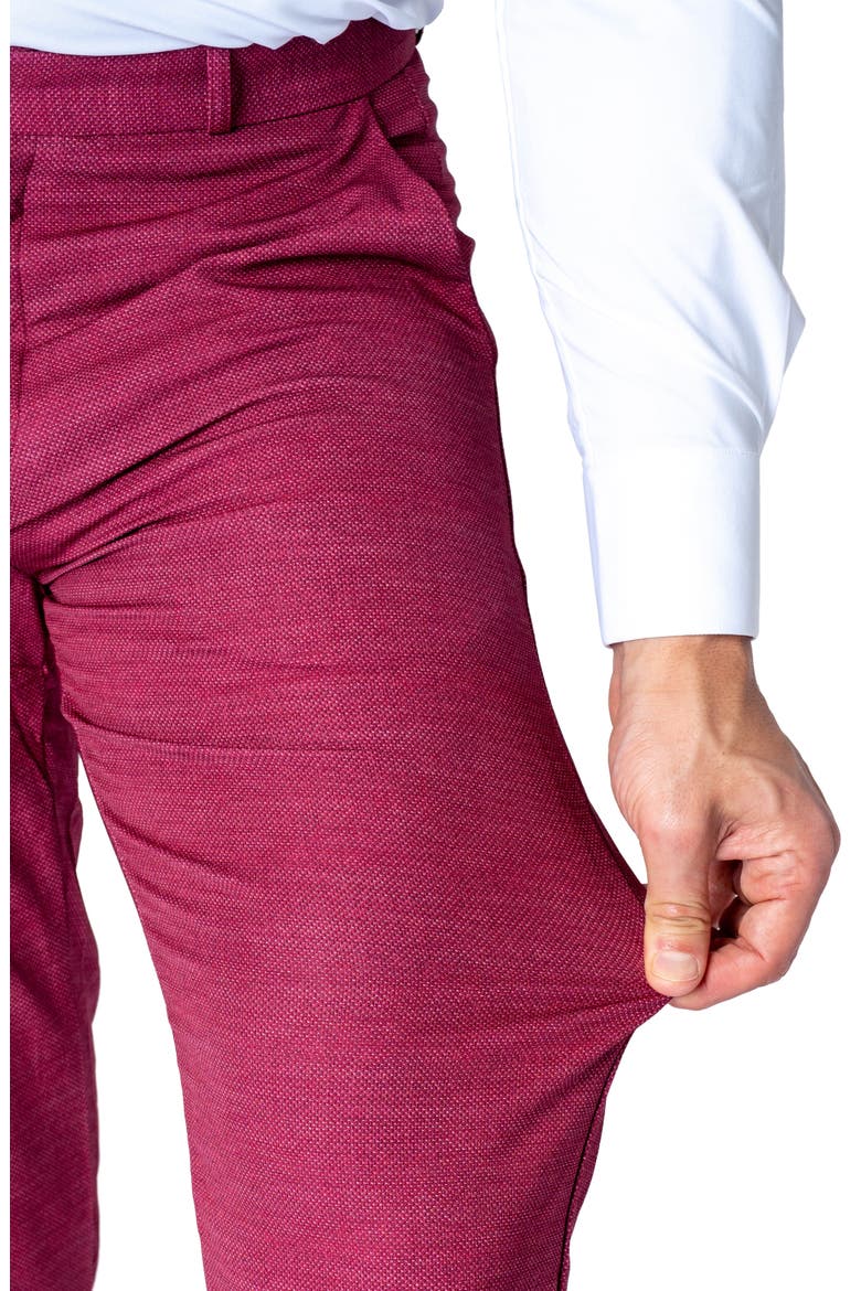 Slim Fit Pants, Alternate, color, RED