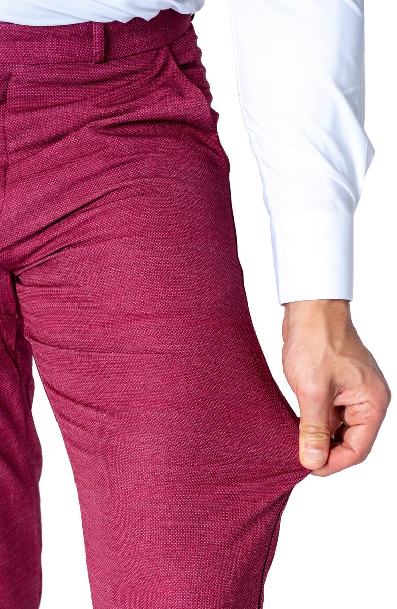 Maceoo Slim Fit Pants, Alternate, color, Red