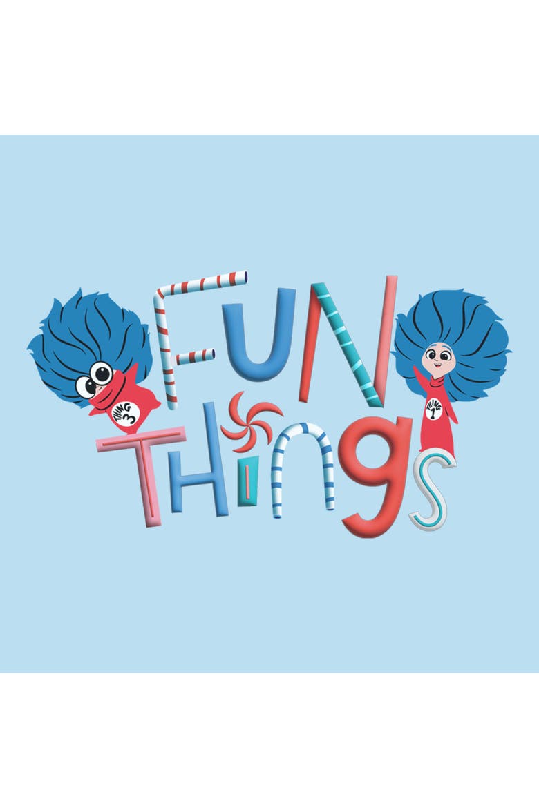 Men's Fun Things Short Sleeve T-Shirt, Alternate, color, Light Blue