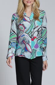 APNY Roll Sleeve Button-Up Shirt